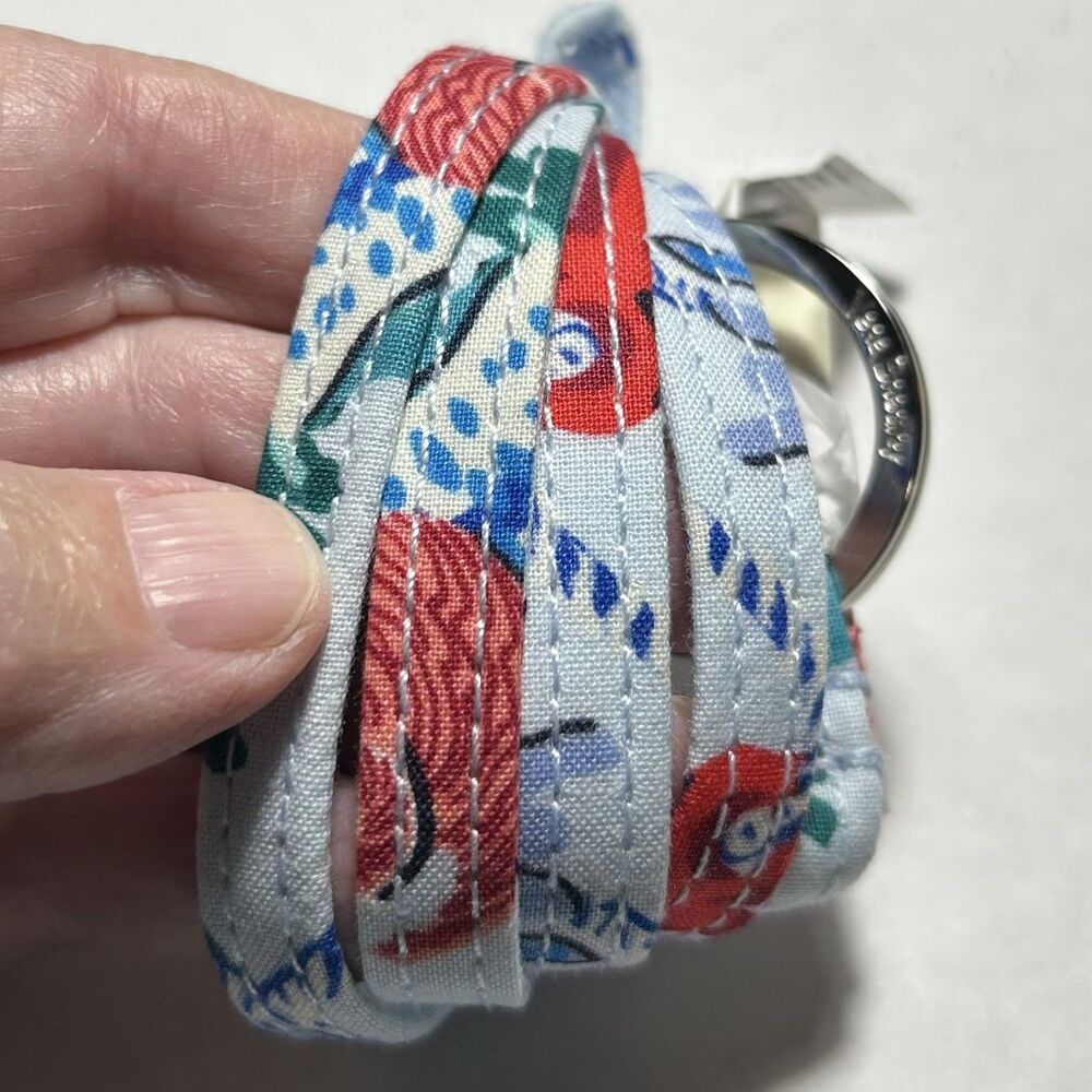 Vera Bradley Lanyard Keychain Necklace Anchors Aweigh NWT Multicolor